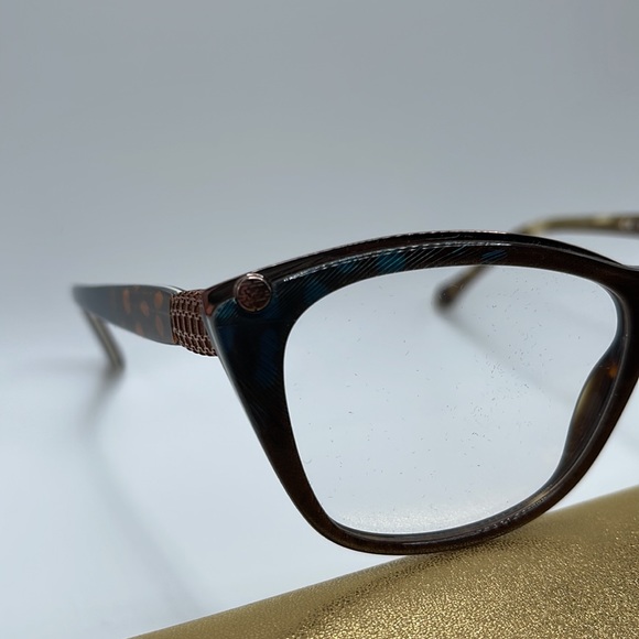 NWOT. Coco Song women’s Optical frames. Feather and silk imbedded in the frames. - Picture 3 of 7